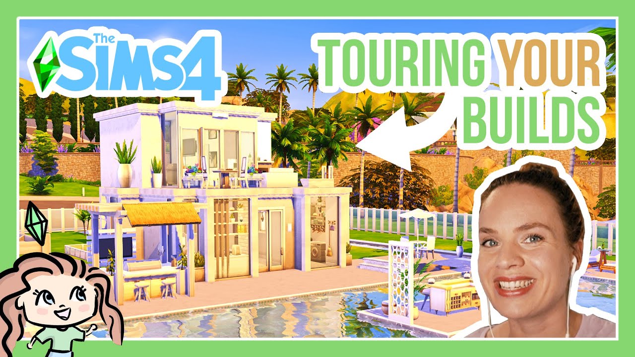 Touring Your Amazing Builds The Sims 4 Shell Challenge рџџў Youtube
