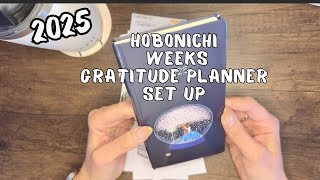 2025 Set Up | Hobonichi Weeks  | Gratitude Planner