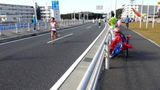 2014年湘南国際マラソンハーフ7km地点9時16分