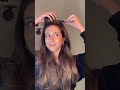 90s blowout using rollers #hairtutorial #hairstyle #blowout