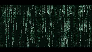 Matrix Code - Digital Rain Green