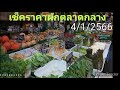 เช็กราคาผักตลาดกลางวันนี้ 4 1 66 채소밭을 만들다 vegetables prices