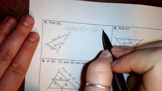 Unit 5: Triangle Mid Segment