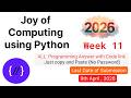 NPTEL Joy of Computing Using Python Week 11 🔥 All Programming Solutions + Code Link (2026)