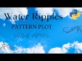 Water Ripples pattern using python