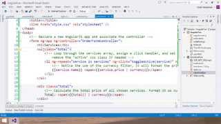 Visual Studio 2013 Web Editor Features - HTML5