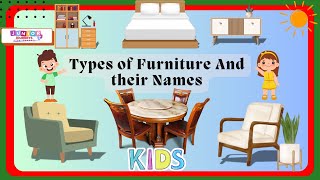 Furniture Frenzy! Learn the TOP Items for KIDS with pictures