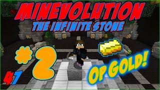 Minecraft MINEVOLUTION The Infinite Stone #2 | FIXED + OP GGGOLD!!