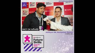 Adithyan RK and Narayanan Raman at #ETHRFutureSkills Awards