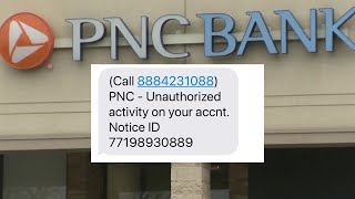 Hackers target PNC customers with fraudulent texts