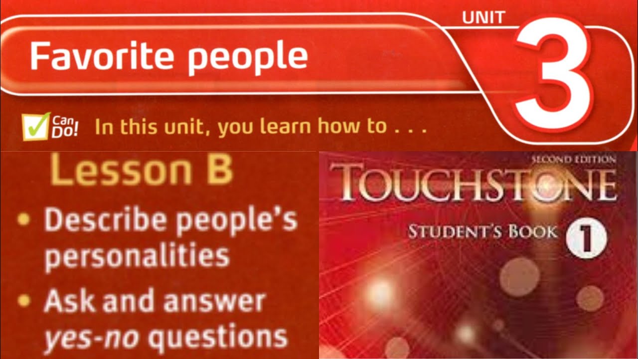 Book 1 Unit 3 Lesson B Youtube