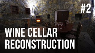 Winecellar reconstruction - Part #2 | The upper part with seating - formerly a wine press room