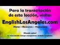 aprende inglÉs rápido y fácil lección 9