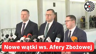 Koalicja Polska: Nowe wątki ws. Afery Zbożowej