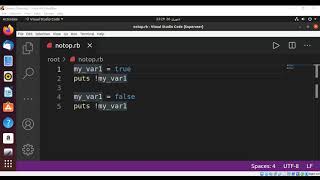 The NOT Operator In Ruby