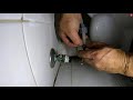 廁所水箱 更換曲尺掣 教學 toilet inlet switch replacement