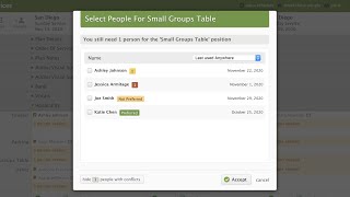 Scheduling with Planning Center Services