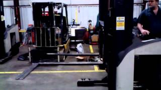 Used Narrow Aisle Forklift – 3,500# Crown