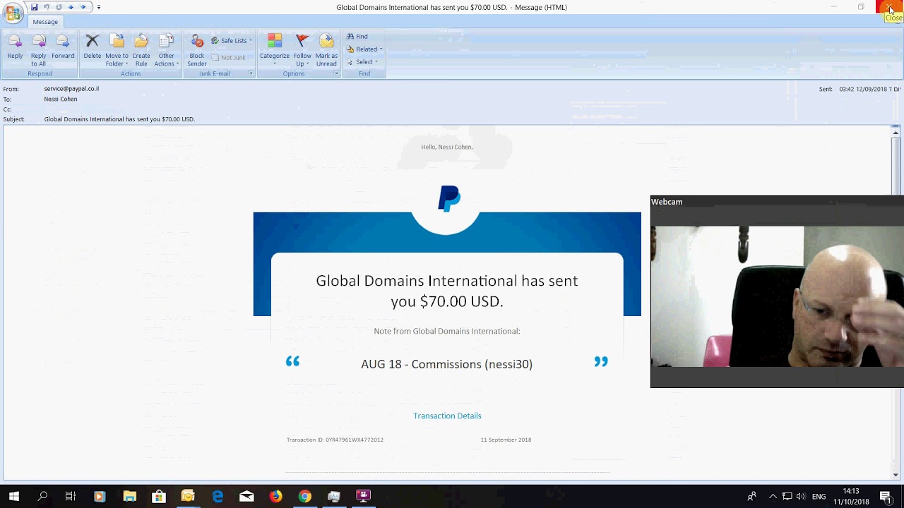 My Payment Proofs From Global Domains International Gdi Youtube