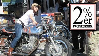 SRミーティング2018　2％ＥＲ DAYTONA  SRMEETING2018 SR400 SR500　バイク女子 JAPAN