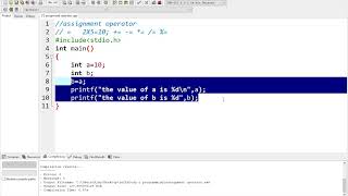 15 - assignment operators in C programming language