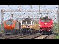 Absolute Delight for High Speed Eletric Engines at 120 Kmph | Amrit Bharat+ Spotting WCAM-3 Locos ER