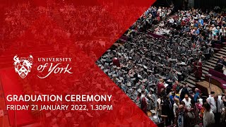 University of York Graduation January 2022 Livestream: Ceremony 5