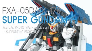 FXA-05D/RX-178 SUPER GUNDAM(RG Gundam Mk2 + HGUC G-Defencer)