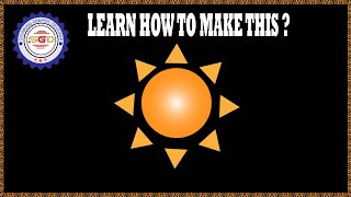 #How to make -SUN- simple design in illustrator in urdu/Stunning Graphic/Easy to learn#.