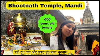 Bhootnath temple, mandi vlog || himachal pradesh || 600 years old temple @rachnapahadan