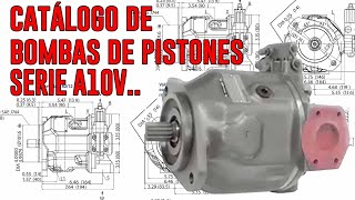 Bombas hidráulicas de pistones  A10V | seleccion, aplicaciones, trabajo..