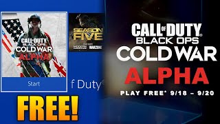 Call of Duty: Black Ops Cold War OPEN ALPHA This Weekend! (How to Play)