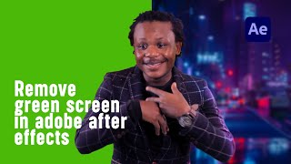 Removing Green screen and Color match In Adobe After effects(Explained)