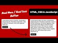 Read More / Read Less Button With HTML ,CSS & JavaScript | IT Programmer