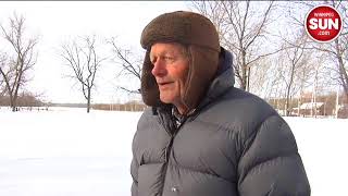 Winnipeg man builds huge outdoor skating rink