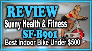Sunny Health & Fitness Pro Indoor Cycling Bike SF B901 Review   Best Indoor Cycling Bike Under $500