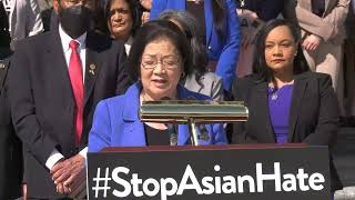 Sen. Hirono Delivers Remarks at a Press Event to Mark One-Year Anniversary of Atlanta Spa Shootings