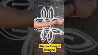 simple rangoli designs #rangoli #rangoliart #rangolidesigns