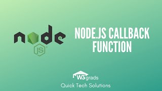 Node.js Callback Function | Learn Node.js| Node.js Tutorial Series