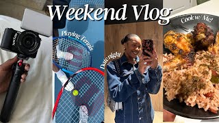 WEEKEND VLOG in Charlotte NC | New Lens (Sony ZV-E10) + Tennis Dates + Cook with ME + more!