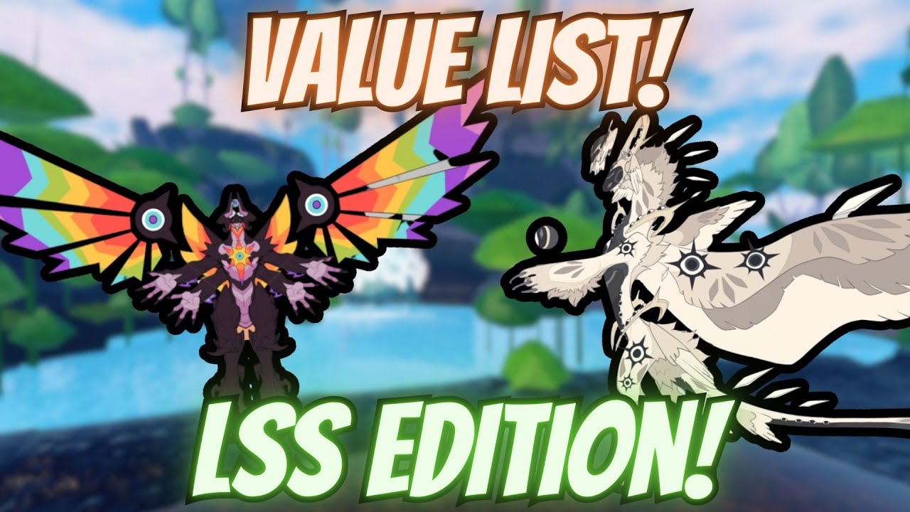 Value List - LSS || Creatures Of Sonaria - YouTube