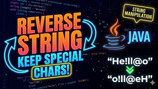 How to Reversing String without changing special characters in java #java #subscribemychannel #viral