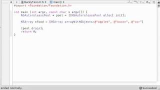 Objective C Programming Tutorial - 57 - Introduction to Arrays