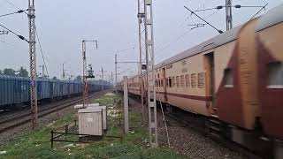 18007 Shalimar Bhanjpur Simlipal Intercity Express | Red Beast With Yellow ICF Coaches #train