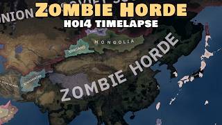 The Undead Invade WW2 | HOI4 Zombie Outbreak Timelapse