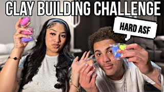 EXTREMELY HARD CLAY SCULPTING CHALLENGE 😅 *very hideous*