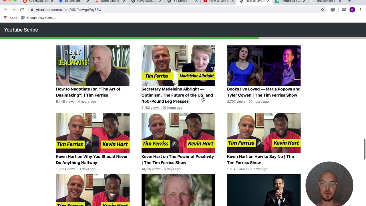 Yt Scribe Instant Transcripts Of Youtube Videos Youtube