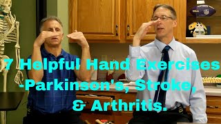 7 Helpful Hand Exercises for Parkinson's Etc. Improve Handwriting, Flexibility, & Dexterity.