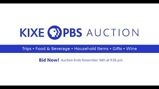 KIXE PBS Winter Auction 2024 Livestream: Bid on Exclusive Items!