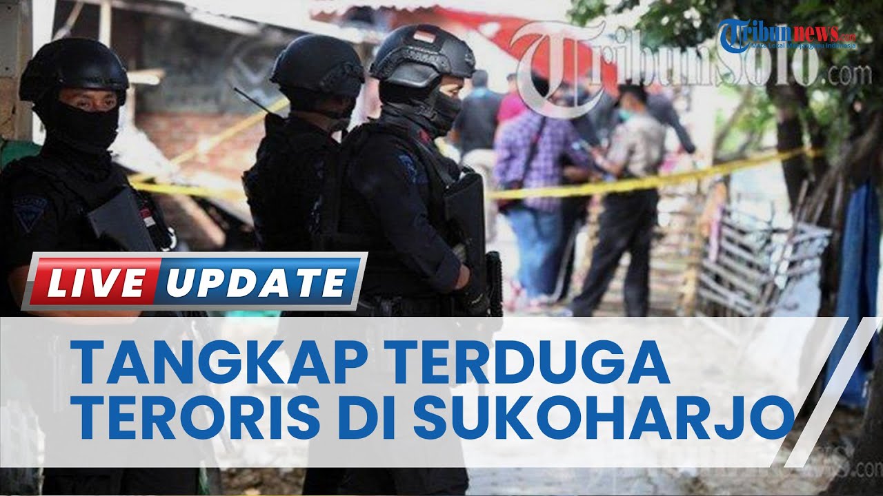 2 Terduga Teroris Di Sukoharjo Ditangkap Densus 88 Antiteror ...